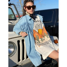 Load image into Gallery viewer, Free Sunsets Graphic Dress