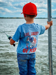 Life, Liberty, and the Pursuit of Fish ADULT Short Sleeve