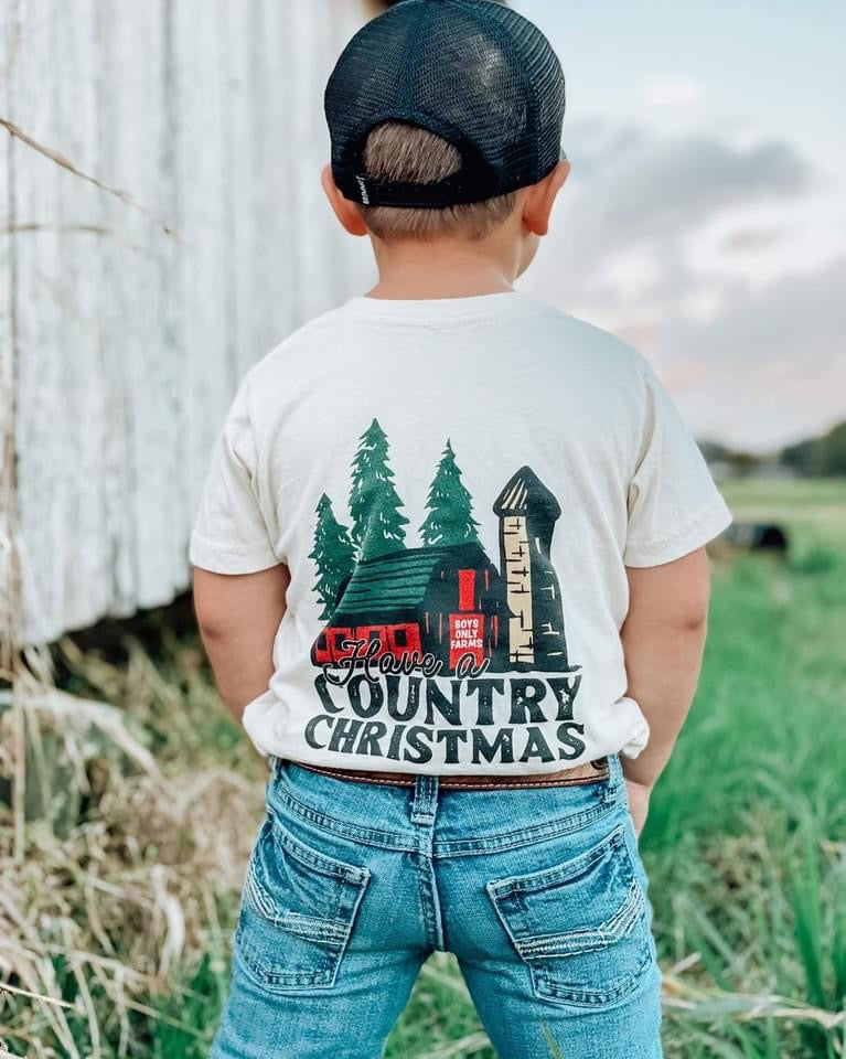 Country Christmas Infant Short Sleeve