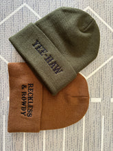 Load image into Gallery viewer, Recklace and Rowdy Embroidered Beanie
