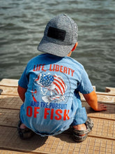 Load image into Gallery viewer, Life, Liberty and the Pursuit of Fish TODDLER Short Sleeve
