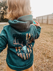 Camouflage Flag Toddler Hoodie
