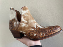 Load image into Gallery viewer, West Street Western Hand-Tooled Booties
