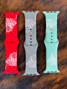 Highland Cow Apple Watch Bands
