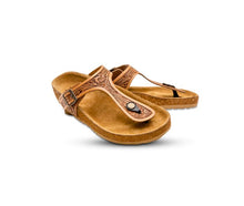 Load image into Gallery viewer, Footo Western Hand-Tooled Sandals
