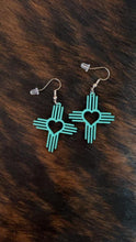 Load image into Gallery viewer, Small Heart Zia Earrings
